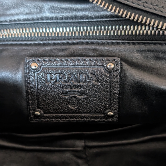 Prada Black Leather Shoulder Bag - Picture 5 of 8